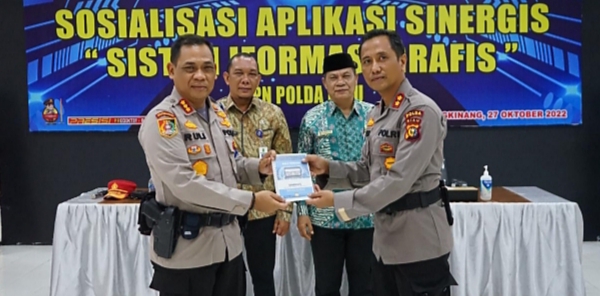 Kepala SPN Polda Riau Launching dan Sosialisasi Aplikasi SINERGIS